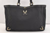 Authentic GUCCI Abbey Shoulder Tote Bag GG Canvas Leather 141472 Black 3957J