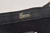 Authentic GUCCI Abbey Shoulder Tote Bag GG Canvas Leather 141472 Black 3957J