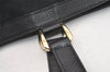 Authentic GUCCI Abbey Shoulder Tote Bag GG Canvas Leather 141472 Black 3957J