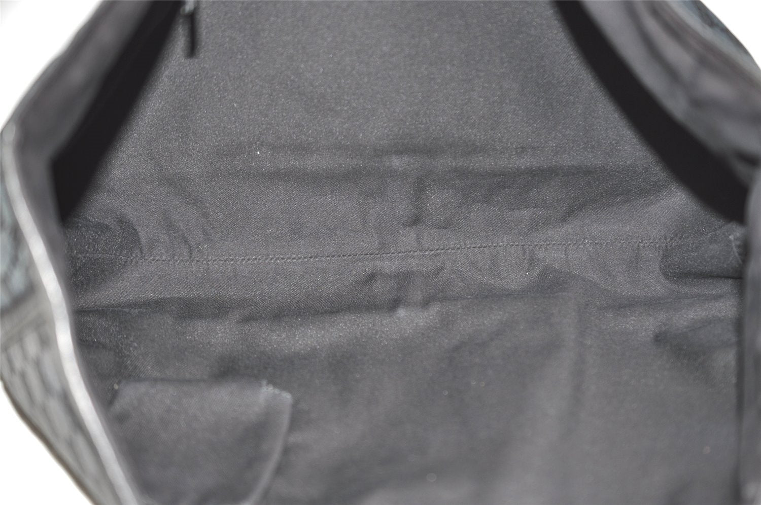 Authentic GUCCI Abbey Shoulder Tote Bag GG Canvas Leather 141472 Black 3957J