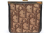 Authentic Christian Dior Trotter Coin Case Purse Canvas Leather Brown 3957K