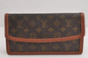 Authentic Louis Vuitton Monogram Pochette Dame PM M51812 Clutch Hand Bag 3958J