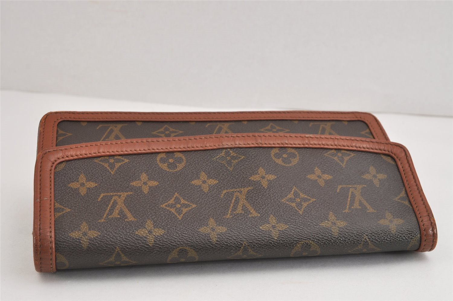 Authentic Louis Vuitton Monogram Pochette Dame PM M51812 Clutch Hand Bag 3958J