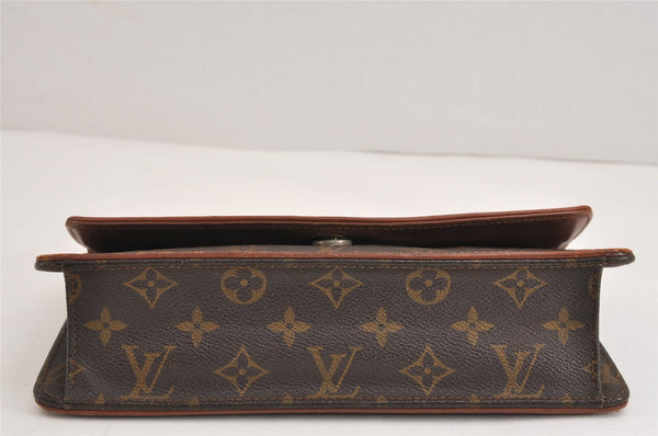 Authentic Louis Vuitton Monogram Pochette Dame PM M51812 Clutch Hand Bag 3958J