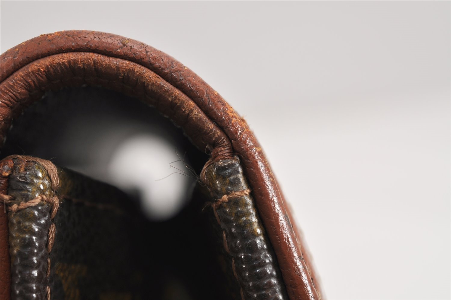 Authentic Louis Vuitton Monogram Pochette Dame PM M51812 Clutch Hand Bag 3958J