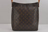 Authentic Louis Vuitton Monogram Looping GM Shoulder Bag M51145 LV 3959J