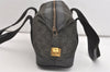 Authentic GUCCI Vintage Hand Tote Bag Purse GG Canvas Leather 92734 Black 3960J