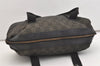 Authentic GUCCI Vintage Hand Tote Bag Purse GG Canvas Leather 92734 Black 3960J