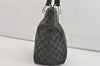 Authentic GUCCI Eclipse Shoulder Tote Bag GG Canvas Leather 285585 Green 3961J