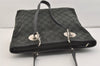 Authentic GUCCI Eclipse Shoulder Tote Bag GG Canvas Leather 285585 Green 3961J