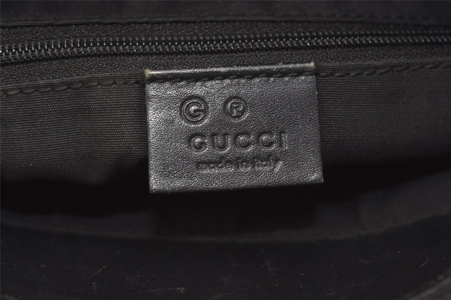 Authentic GUCCI Eclipse Shoulder Tote Bag GG Canvas Leather 285585 Green 3961J