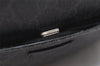 Authentic GUCCI Shoulder Cross Body Bag GG PVC Leather 162904 Black 3961K