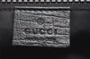 Authentic GUCCI Shoulder Cross Body Bag GG PVC Leather 162904 Black 3961K
