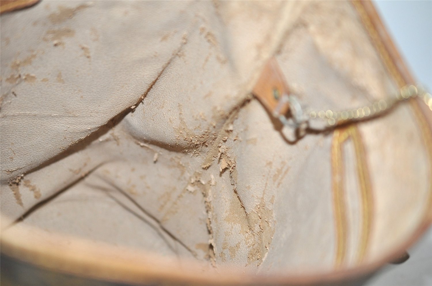 Authentic Louis Vuitton Monogram Bucket GM Shoulder Tote Bag M42236 Junk 3962I