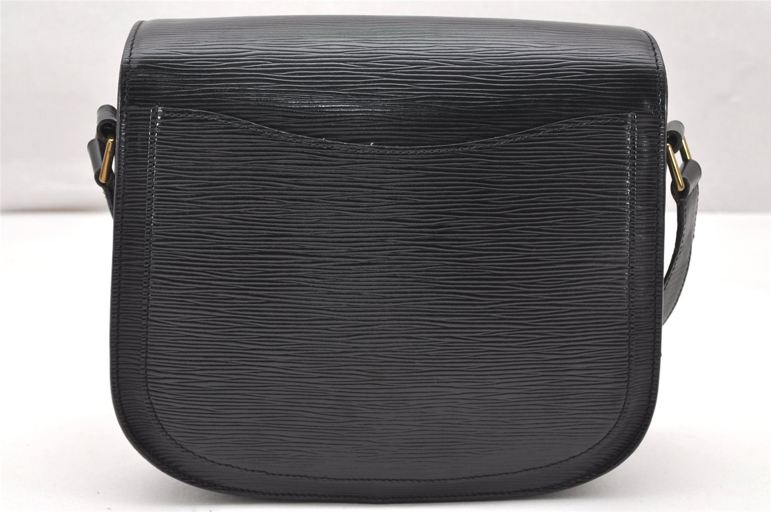 Authentic Louis Vuitton Epi Saint Cloud GM Shoulder Cross Bag M52192 Black 3962K