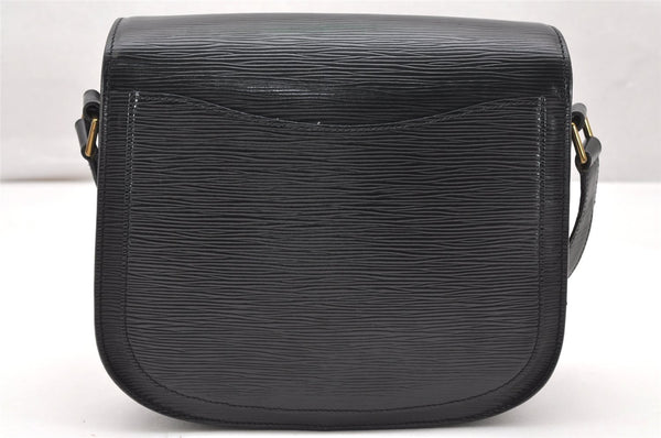 Authentic Louis Vuitton Epi Saint Cloud GM Shoulder Cross Bag M52192 Black 3962K