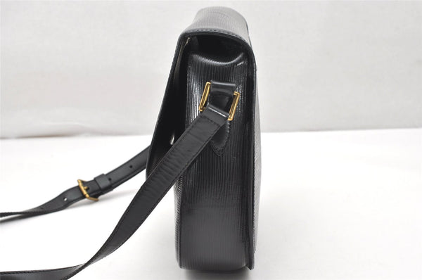 Authentic Louis Vuitton Epi Saint Cloud GM Shoulder Cross Bag M52192 Black 3962K