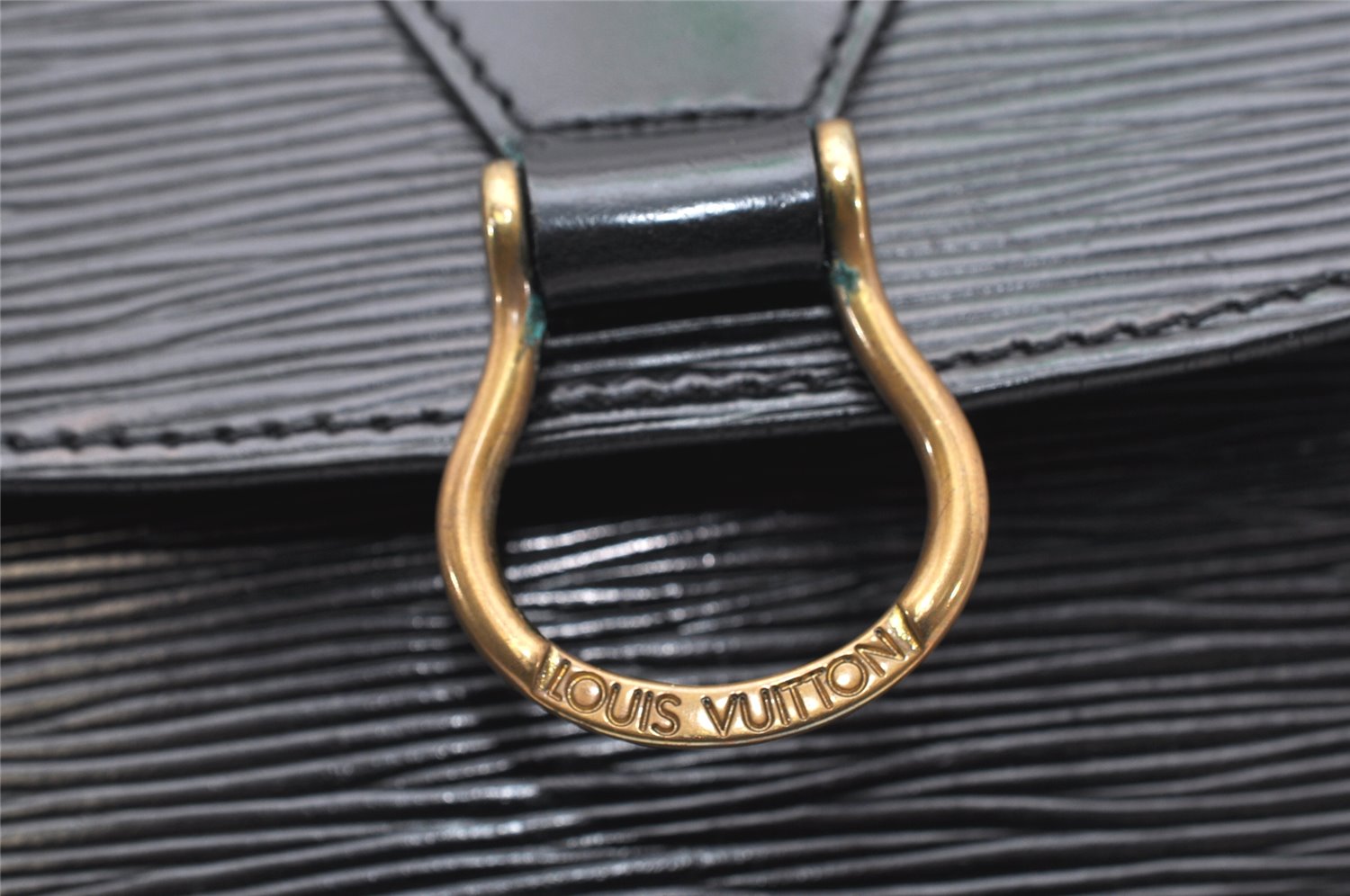 Authentic Louis Vuitton Epi Saint Cloud GM Shoulder Cross Bag M52192 Black 3962K