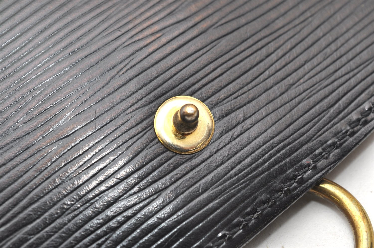 Authentic Louis Vuitton Epi Saint Cloud GM Shoulder Cross Bag M52192 Black 3962K