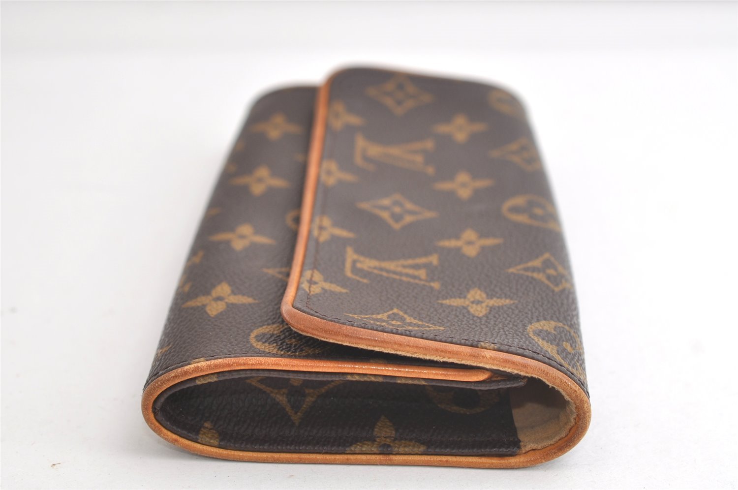 Authentic Louis Vuitton Monogram Pochette Twin PM Shoulder Bag M51854 LV 3963K