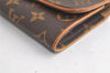 Authentic Louis Vuitton Monogram Pochette Twin PM Shoulder Bag M51854 LV 3963K