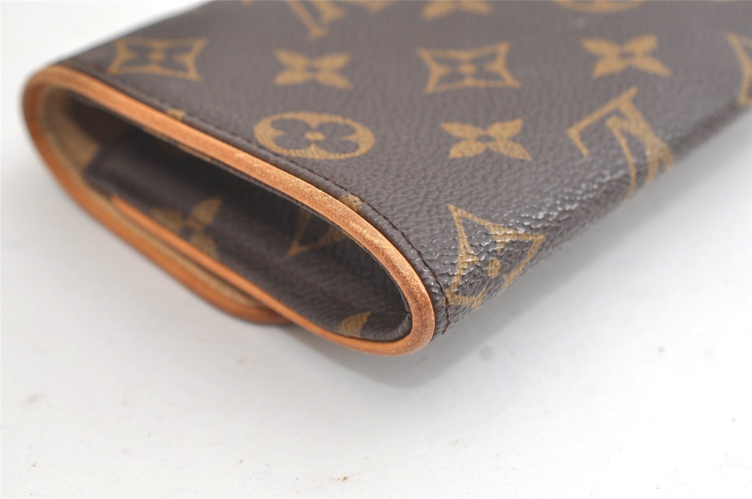 Authentic Louis Vuitton Monogram Pochette Twin PM Shoulder Bag M51854 LV 3963K