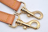 Authentic Louis Vuitton Leather Shoulder Strap Beige 40.9-47.6" LV 3964K