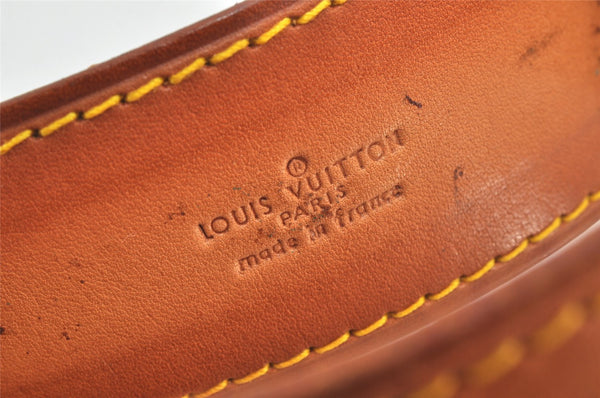 Authentic Louis Vuitton Leather Shoulder Strap Beige 40.9-47.6" LV 3964K