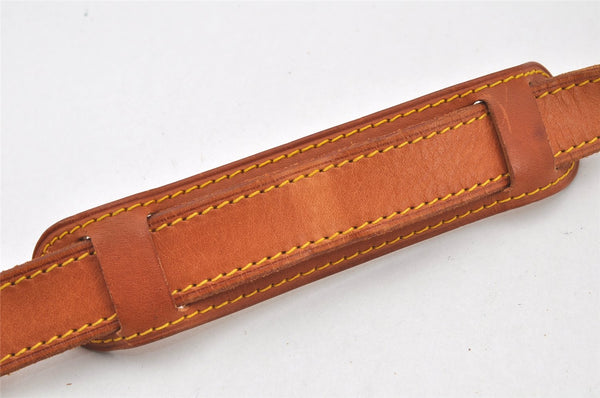 Authentic Louis Vuitton Leather Shoulder Strap Beige 40.9-47.6" LV 3964K