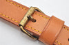 Authentic Louis Vuitton Leather Shoulder Strap Beige 40.9-47.6" LV 3964K