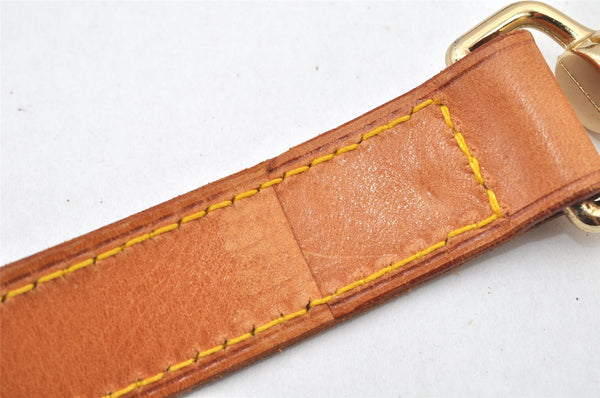 Authentic Louis Vuitton Leather Shoulder Strap Beige 40.9-47.6" LV 3964K