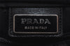 Authentic PRADA Nylon Tessuto Leather Shoulder Cross Body Bag Purse Black 3965I