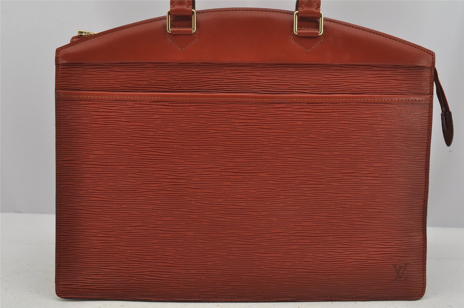 Authentic Louis Vuitton Epi Riviera Brown Hand Bag Brown M48183 LV Junk 3965J