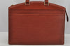Authentic Louis Vuitton Epi Riviera Brown Hand Bag Brown M48183 LV Junk 3965J