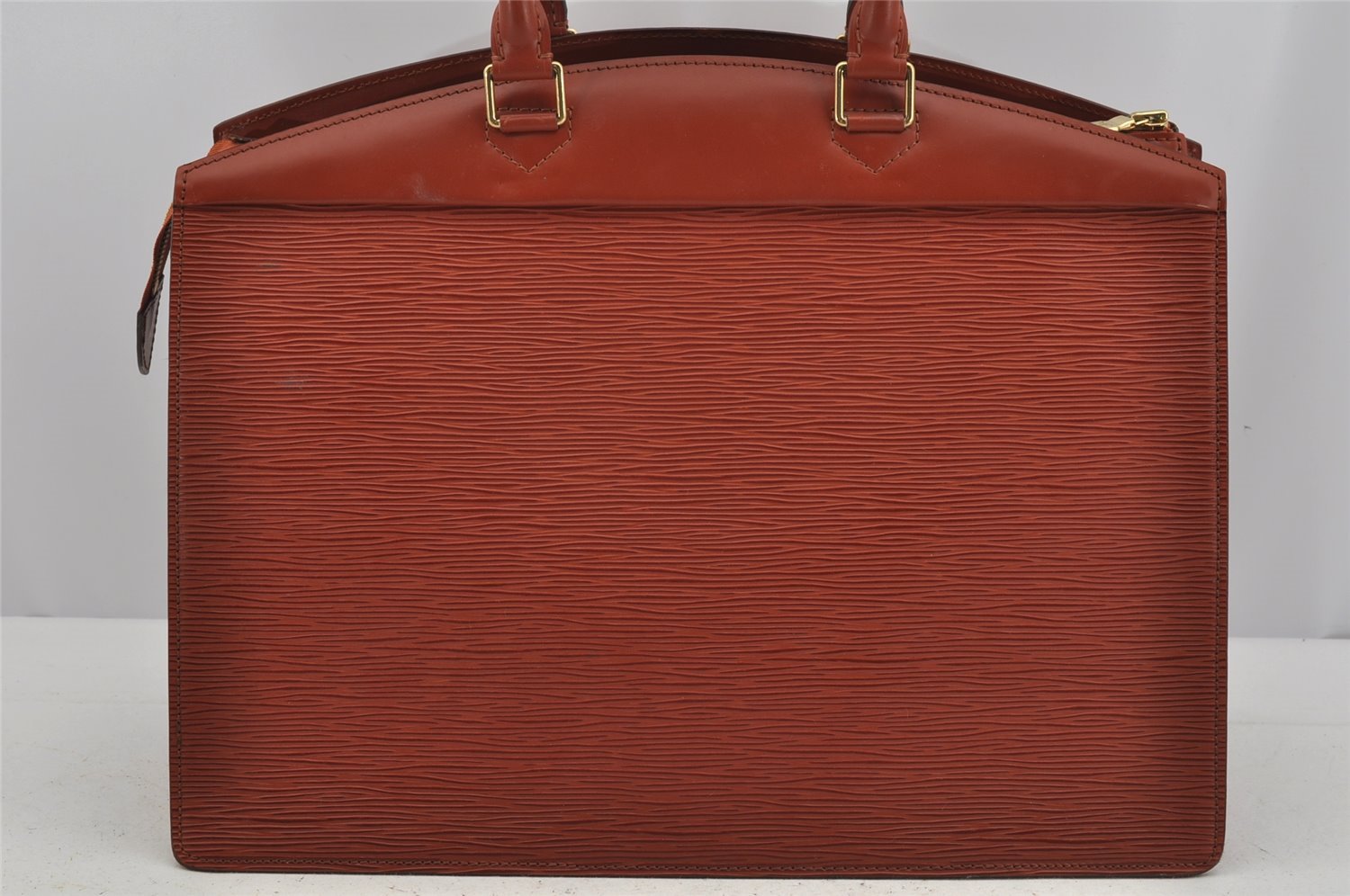 Authentic Louis Vuitton Epi Riviera Brown Hand Bag Brown M48183 LV Junk 3965J