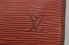 Authentic Louis Vuitton Epi Riviera Brown Hand Bag Brown M48183 LV Junk 3965J