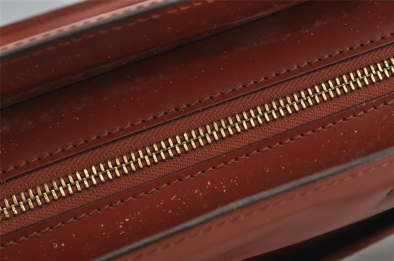 Authentic Louis Vuitton Epi Riviera Brown Hand Bag Brown M48183 LV Junk 3965J