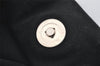 Authentic FENDI Vintage Shoulder Hand Bag Purse Jersey Leather Black 3966I