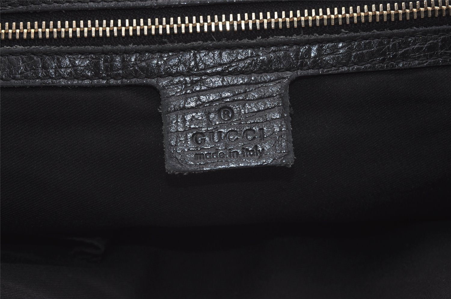 Authentic GUCCI Sherry Line Shoulder Tote Bag GG Canvas Leather Black 3966J