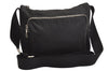 Authentic PRADA Nylon Tessuto Leather Shoulder Cross Body Bag Purse Black 3967J