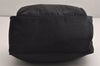 Authentic PRADA Nylon Tessuto Leather Shoulder Cross Body Bag Purse Black 3967J