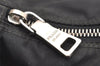 Authentic PRADA Nylon Tessuto Leather Shoulder Cross Body Bag Purse Black 3967J