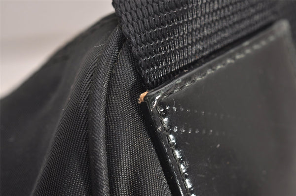 Authentic PRADA Nylon Tessuto Leather Shoulder Cross Body Bag Purse Black 3967J