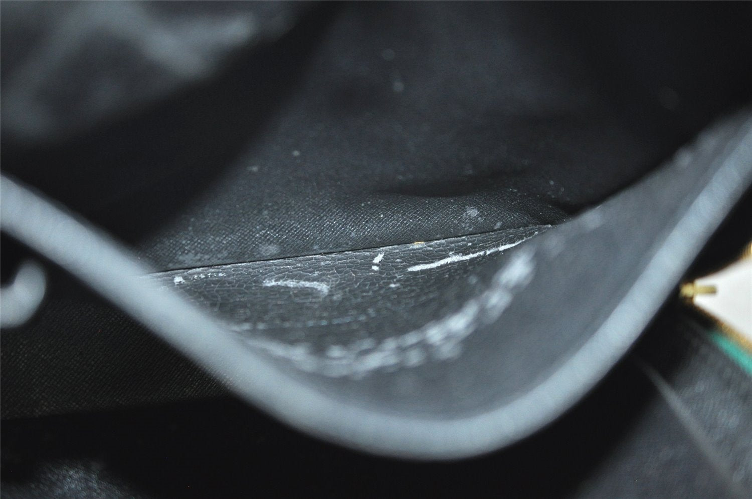 Authentic Louis Vuitton Epi Porte Documents Voyage Briefcase M54474 Green  3968I