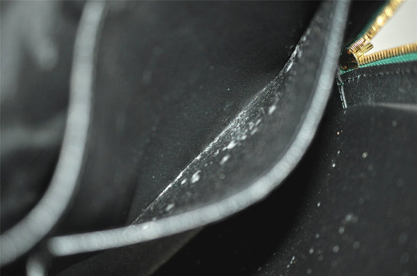 Authentic Louis Vuitton Epi Porte Documents Voyage Briefcase M54474 Green  3968I