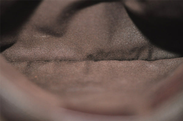 Authentic GUCCI Guccissima GG Leather Shoulder Cross Body Bag 27639 Brown 3968J