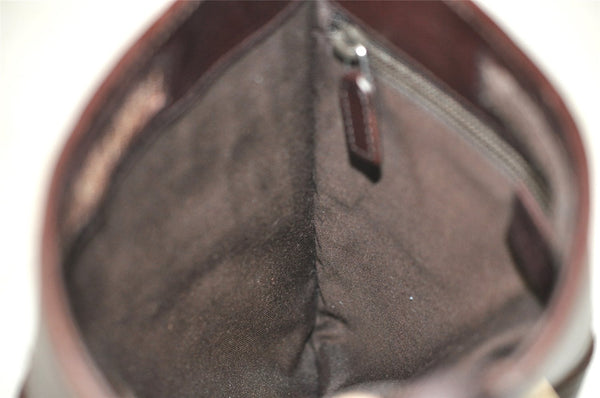 Authentic GUCCI Guccissima GG Leather Shoulder Cross Body Bag 27639 Brown 3968J