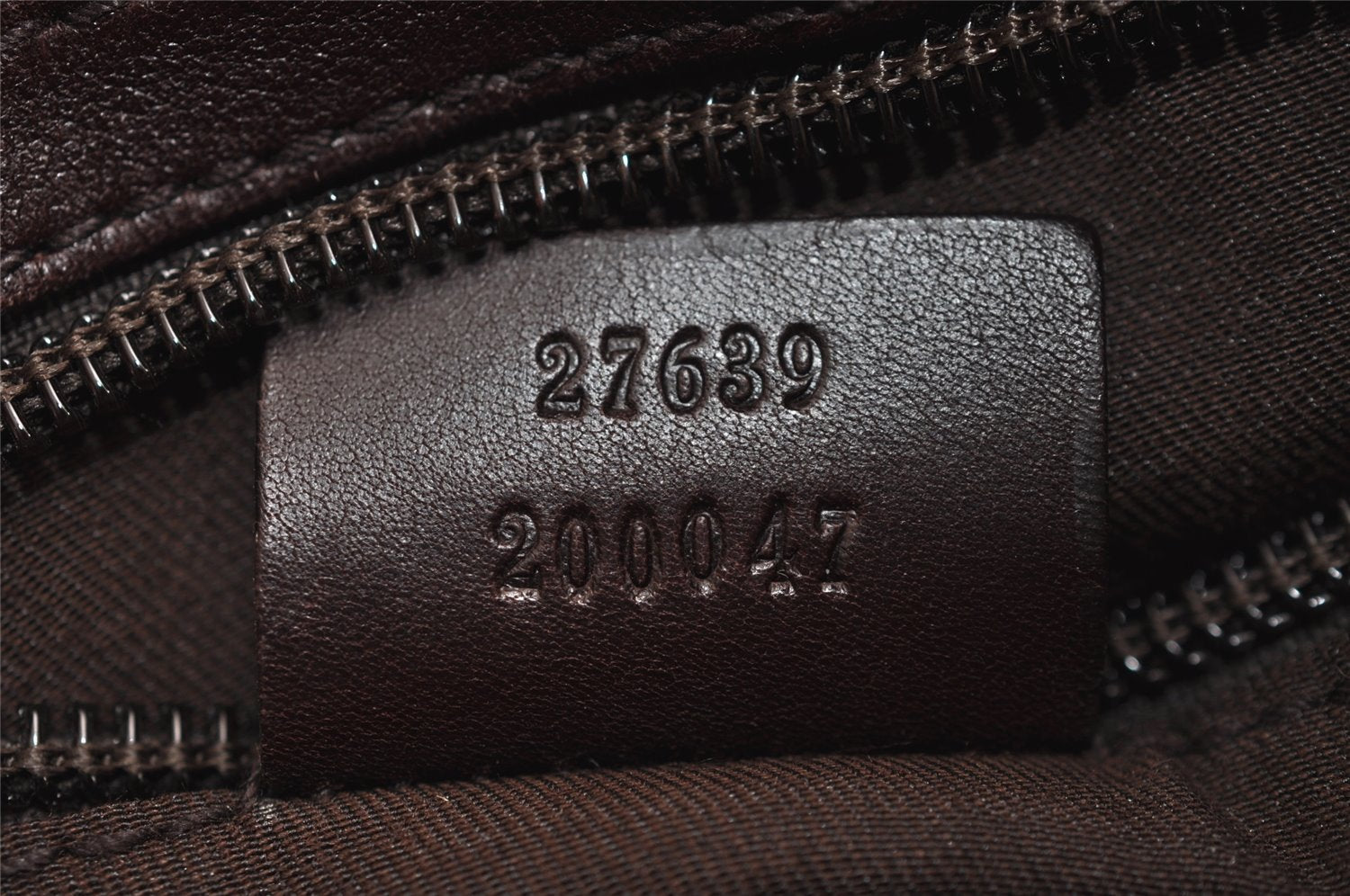 Authentic GUCCI Guccissima GG Leather Shoulder Cross Body Bag 27639 Brown 3968J