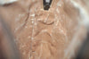 Authentic GUCCI Vintage Clutch Hand Bag Purse GG PVC Leather Brown Junk 3968K