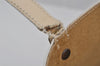 Authentic GUCCI Vintage Shoulder Tote Bag Enamel Beige Junk 3969J